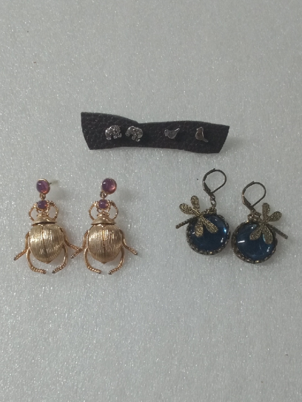 4 Pair Bundle Of Earrings #A443